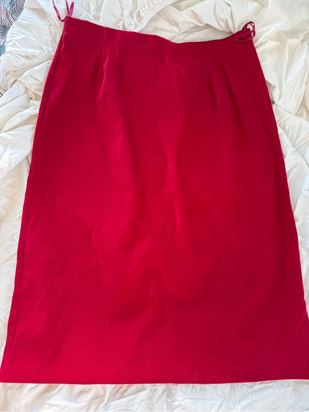 Classic Red Maxi Skirt – Timeless Silhouette